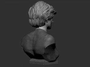 Diana Princess of Wales 3D Print Model