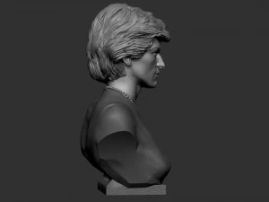 Diana Princess of Wales 3D Print Model