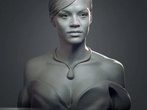 Rihanna 3D Baskı Modeli