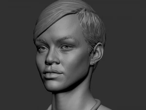 Rihanna 3D Print Model