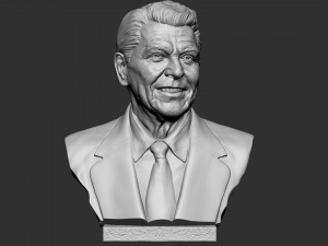 Ronald Reagan 3D-printmodel