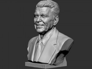 Ronald Reagan 3D-printmodel