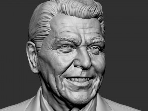 Ronald Reagan 3D-printmodel