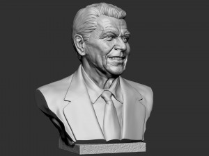 Ronald Reagan 3D-printmodel