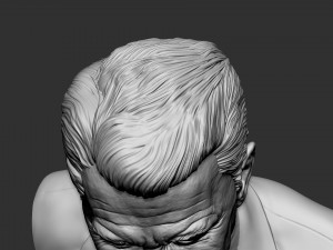Ronald Reagan 3D-printmodel