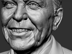 Ronald Reagan 3D-printmodel