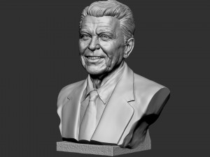 Ronald Reagan 3D-printmodel