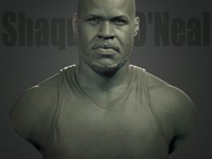 Shaquille ONeal 3D-printmodel