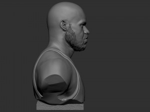 Shaquille ONeal 3D-printmodel