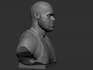 Shaquille ONeal 3D-printmodel