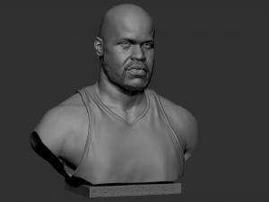 Shaquille ONeal 3D-printmodel
