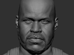 Shaquille ONeal 3D-printmodel