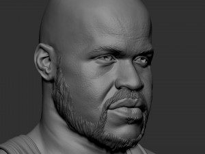 Shaquille ONeal 3D-printmodel