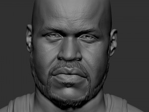 Shaquille ONeal 3D-printmodel