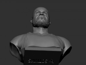 Shaquille ONeal 3D-printmodel