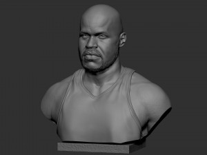 Shaquille ONeal 3D-printmodel