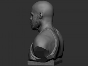 Shaquille ONeal 3D-printmodel