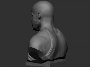 Shaquille ONeal 3D-printmodel