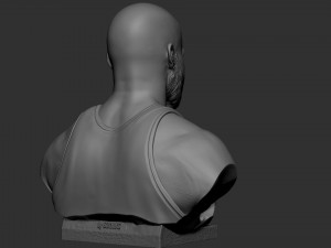 Shaquille ONeal 3D-printmodel