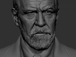 Sigmund Freud 3D Baskı Modeli