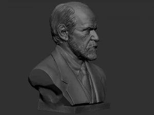 Sigmund Freud 3D Baskı Modeli