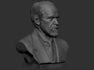 Sigmund Freud 3D Baskı Modeli