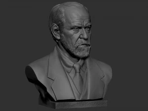 Sigmund Freud 3D Baskı Modeli