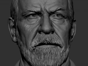 Sigmund Freud 3D Baskı Modeli