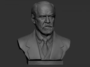Sigmund Freud 3D Baskı Modeli