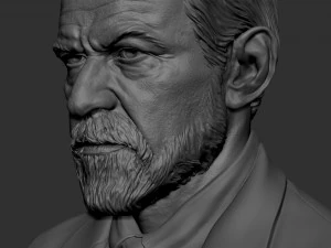 Sigmund Freud 3D Baskı Modeli