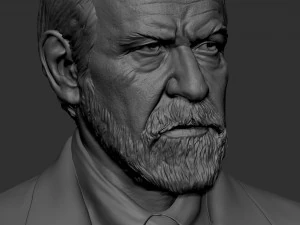 Sigmund Freud 3D Baskı Modeli
