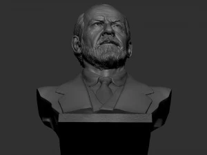 Sigmund Freud 3D Baskı Modeli