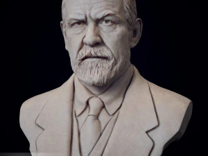 Sigmund Freud 3D Baskı Modeli