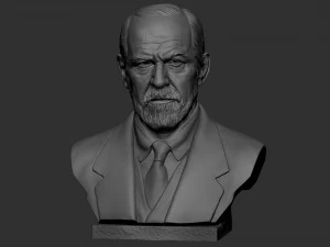 Sigmund Freud 3D Baskı Modeli