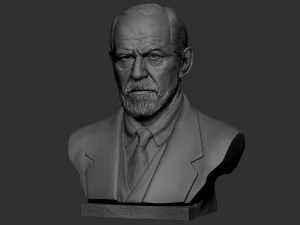 Sigmund Freud 3D Baskı Modeli