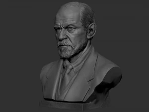 Sigmund Freud 3D Baskı Modeli