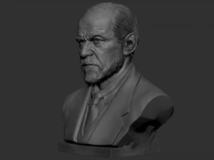 Sigmund Freud 3D Baskı Modeli