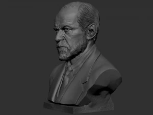 Sigmund Freud 3D Baskı Modeli