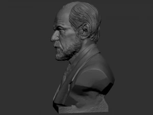Sigmund Freud 3D Baskı Modeli
