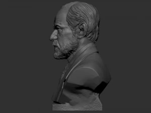 Sigmund Freud 3D Baskı Modeli