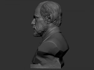 Sigmund Freud 3D Baskı Modeli