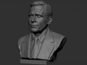 Steven Carell 3D Baskı Modeli
