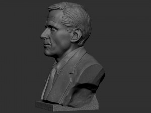 Steven Carell 3D Baskı Modeli
