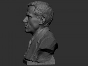 Steven Carell 3D Baskı Modeli