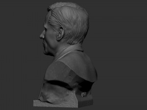 Steven Carell 3D Baskı Modeli