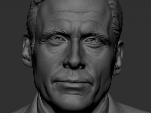 Steven Carell 3D Baskı Modeli
