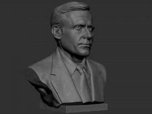 Steven Carell 3D Baskı Modeli