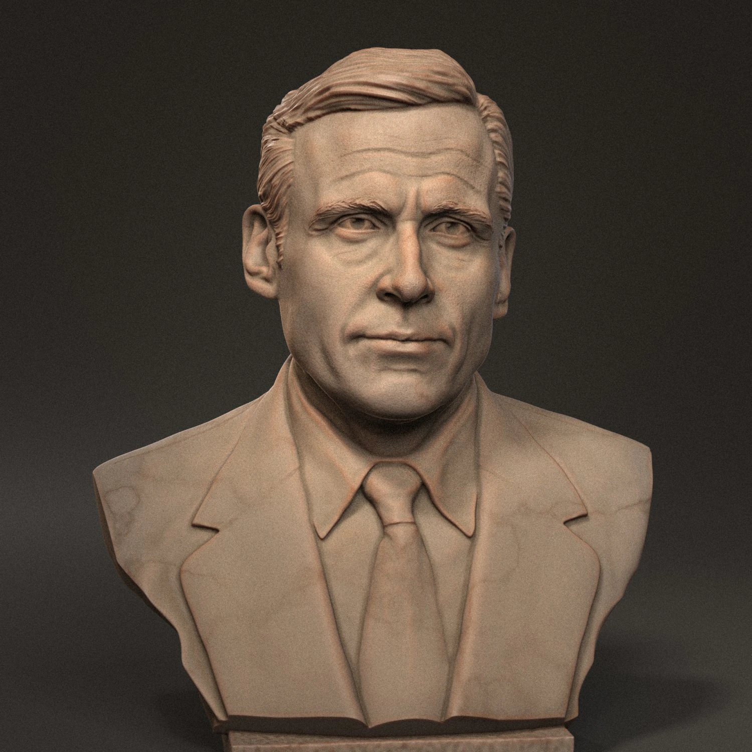 Steven Carell 3D Print Model .c4d .max .obj .3ds .fbx .stl .blend 