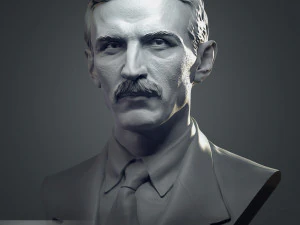 Nikola Tesla Modelo de impresión 3D
