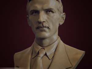 Nikola Tesla Modelo de Impressão 3D